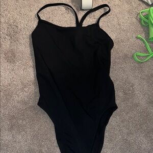Black Strappy Swimsuit